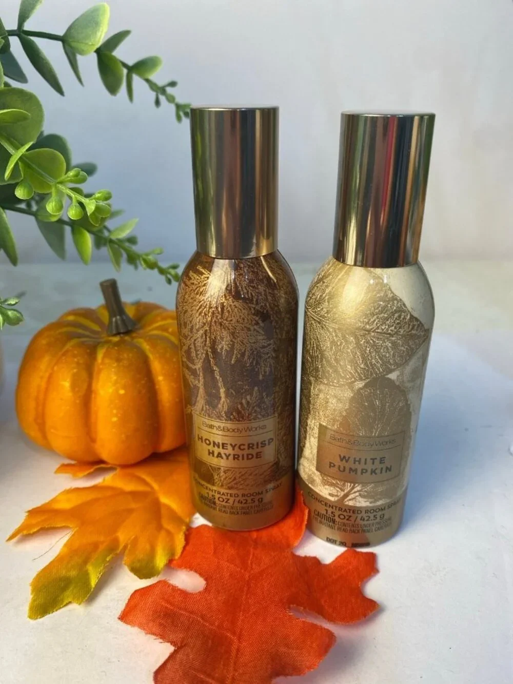 “Honeycrisp Hayride” & “White Pumpkin” 2 New BBW Concentrated Room Sprays